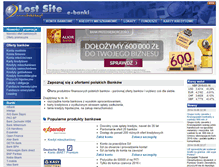 Tablet Screenshot of banki.lostsite.pl